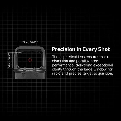 OLIGHT OSIGHTSRDDOTBK Osight S 2 MOA Dot & 32 MOA Circle with OAL Material VM Hardware