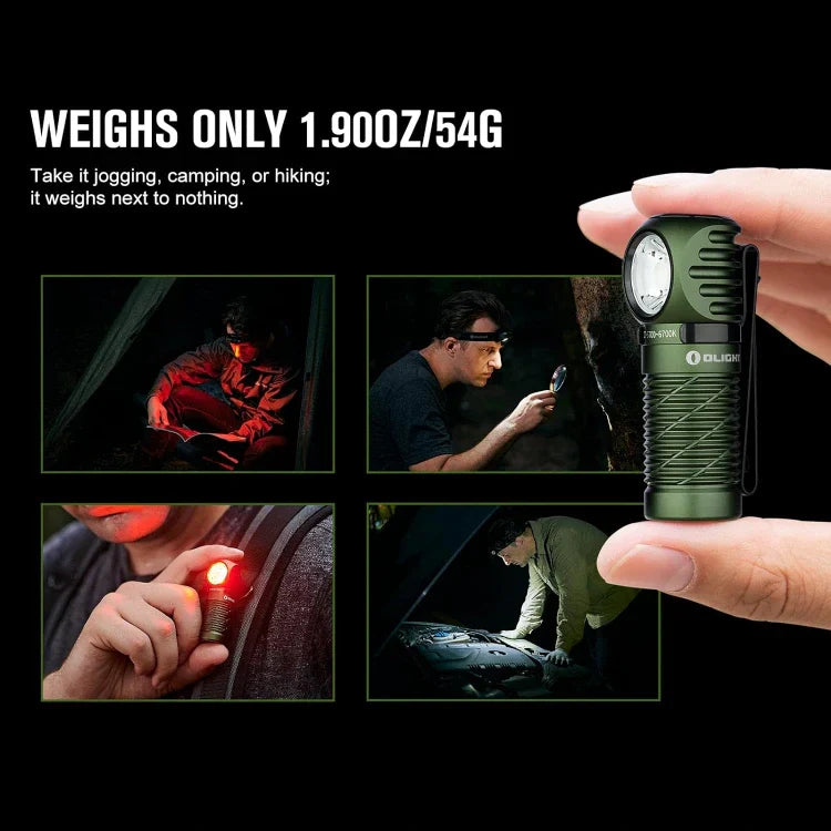 OLIGHT PERUN2MINIODGCW Perun 2 Mini LED Rechargeable Headlamp - OD Green CW(5700K~6700K) VM Hardware