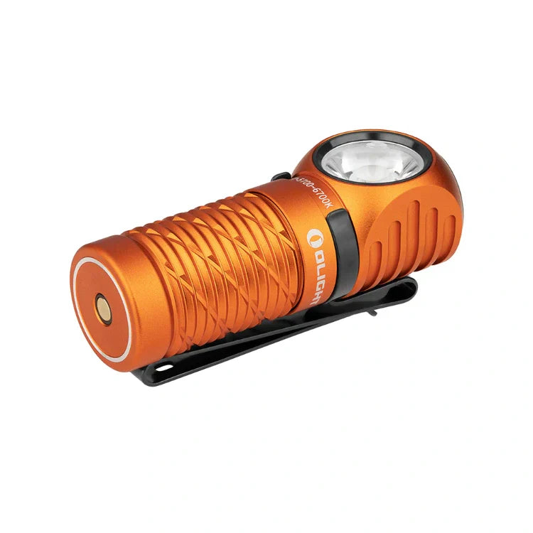 OLIGHT PERUN2MINIOG Perun 2 Mini LED Rechargeable Headlamp - Orange VM Hardware