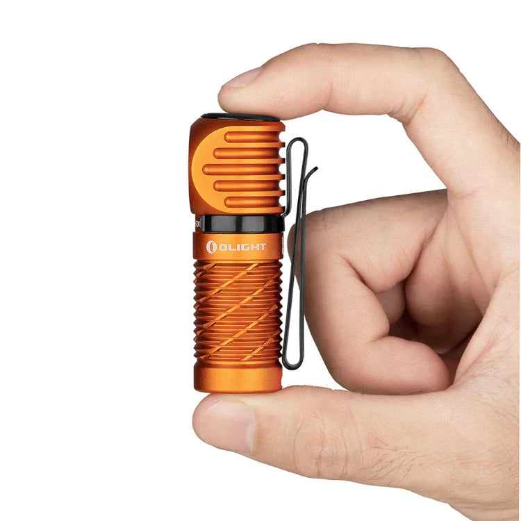 OLIGHT PERUN2MINIOG Perun 2 Mini LED Rechargeable Headlamp - Orange VM Hardware