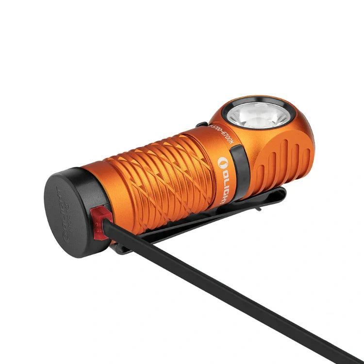 OLIGHT PERUN2MINIOG Perun 2 Mini LED Rechargeable Headlamp - Orange VM Hardware