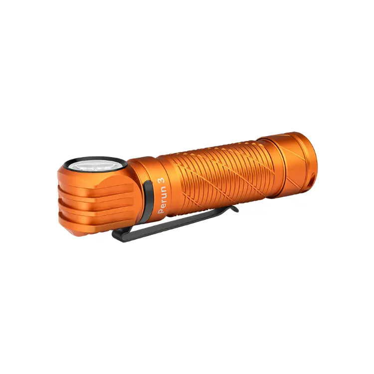 OLIGHT PERUN3OG Perun 3 Headlamp 3000 Lumens White Light and Red Light - Orange VM Hardware
