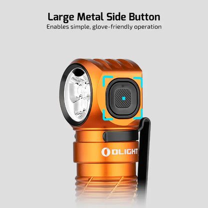 OLIGHT PERUN3OG Perun 3 Headlamp 3000 Lumens White Light and Red Light - Orange VM Hardware