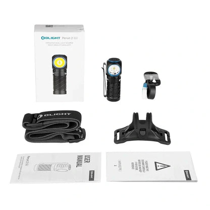 OLIGHT PERUN2MINIBKCW Perun 2 Mini LED Rechargeable Headlamp VM Hardware