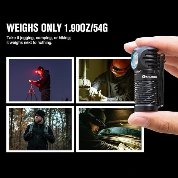 OLIGHT PERUN2MINIBKCW Perun 2 Mini LED Rechargeable Headlamp VM Hardware