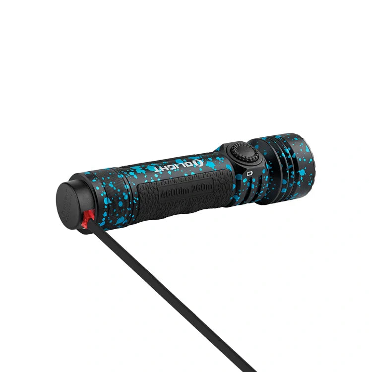 OLIGHT SEEKER4PRODPOCCW Seeker 4 Pro High Power Flashlight - Deep Ocean CW(5700~7000K) VM Hardware