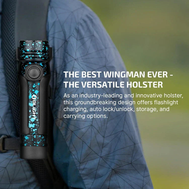 OLIGHT SEEKER4PRODPOCCW Seeker 4 Pro High Power Flashlight - Deep Ocean CW(5700~7000K) VM Hardware