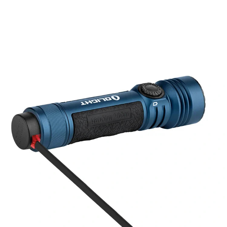 OLIGHT SEEKER4PROMNBUREGULAR Seeker 4 Pro High Power Flashlight - Midnight Blue CW(5700~7000K) VM Hardware