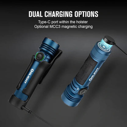 OLIGHT SEEKER4PROMNBUREGULAR Seeker 4 Pro High Power Flashlight - Midnight Blue CW(5700~7000K) VM Hardware