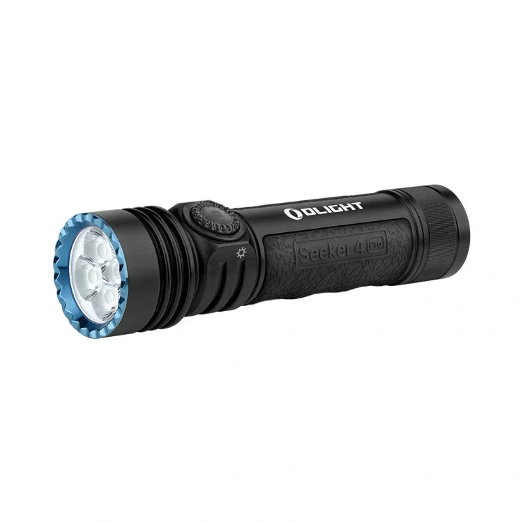 OLIGHT SEEKER4PROMTBKCW Seeker 4 Pro High Power Flashlight -Matte Black CW(5700~7000K) VM Hardware