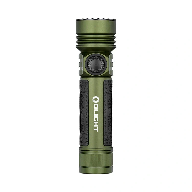 OLIGHT SEEKER4PROODG Seeker 4 Pro High Power Flashlight - OD Green CW(5700~7000K) VM Hardware