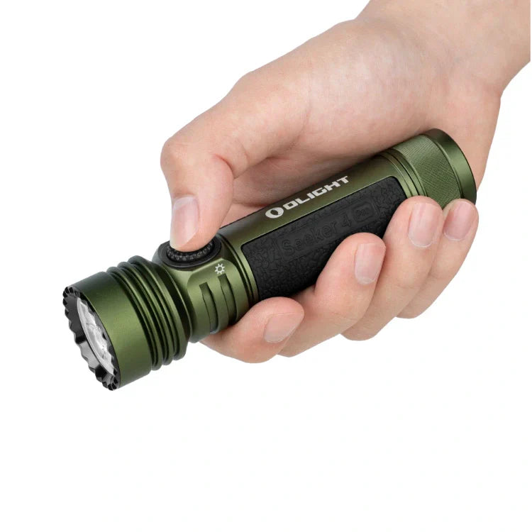 OLIGHT SEEKER4PROODG Seeker 4 Pro High Power Flashlight - OD Green CW(5700~7000K) VM Hardware