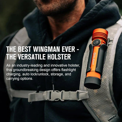 OLIGHT SEEKER4PROOG Seeker 4 Pro High Power Flashlight - Orange CW(5700~7000K) VM Hardware
