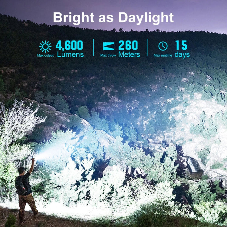 OLIGHT SEEKER4PROVIOLET Seeker 4 Pro High Power Flashlight Color - Cyber Violet CW(5700~7000K) VM Hardware