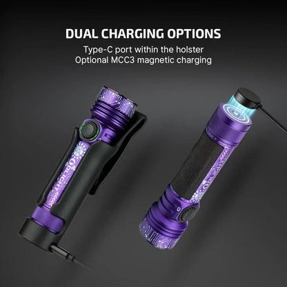 OLIGHT SEEKER4PROVIOLET Seeker 4 Pro High Power Flashlight Color - Cyber Violet CW(5700~7000K) VM Hardware