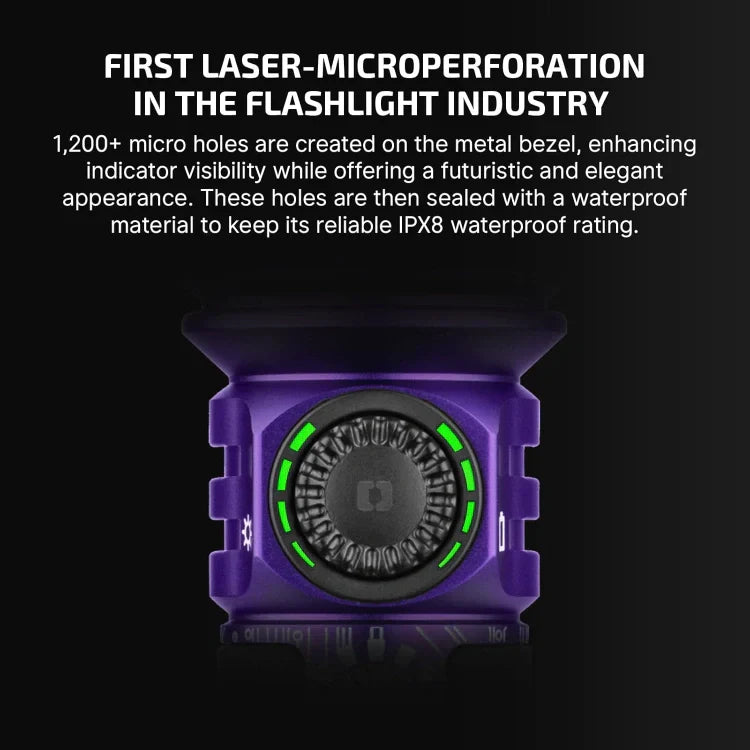 OLIGHT SEEKER4PROVIOLET Seeker 4 Pro High Power Flashlight Color - Cyber Violet CW(5700~7000K) VM Hardware