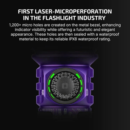 OLIGHT SEEKER4PROVIOLET Seeker 4 Pro High Power Flashlight Color - Cyber Violet CW(5700~7000K) VM Hardware