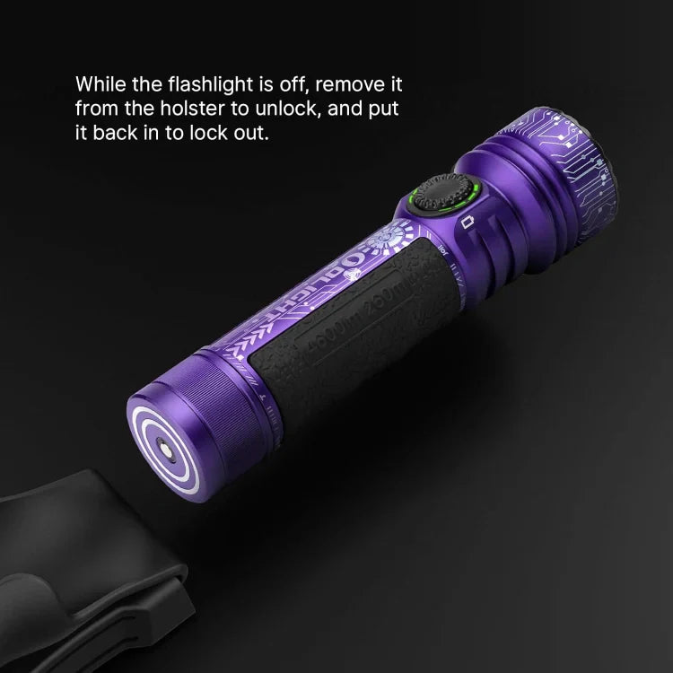 OLIGHT SEEKER4PROVIOLET Seeker 4 Pro High Power Flashlight Color - Cyber Violet CW(5700~7000K) VM Hardware