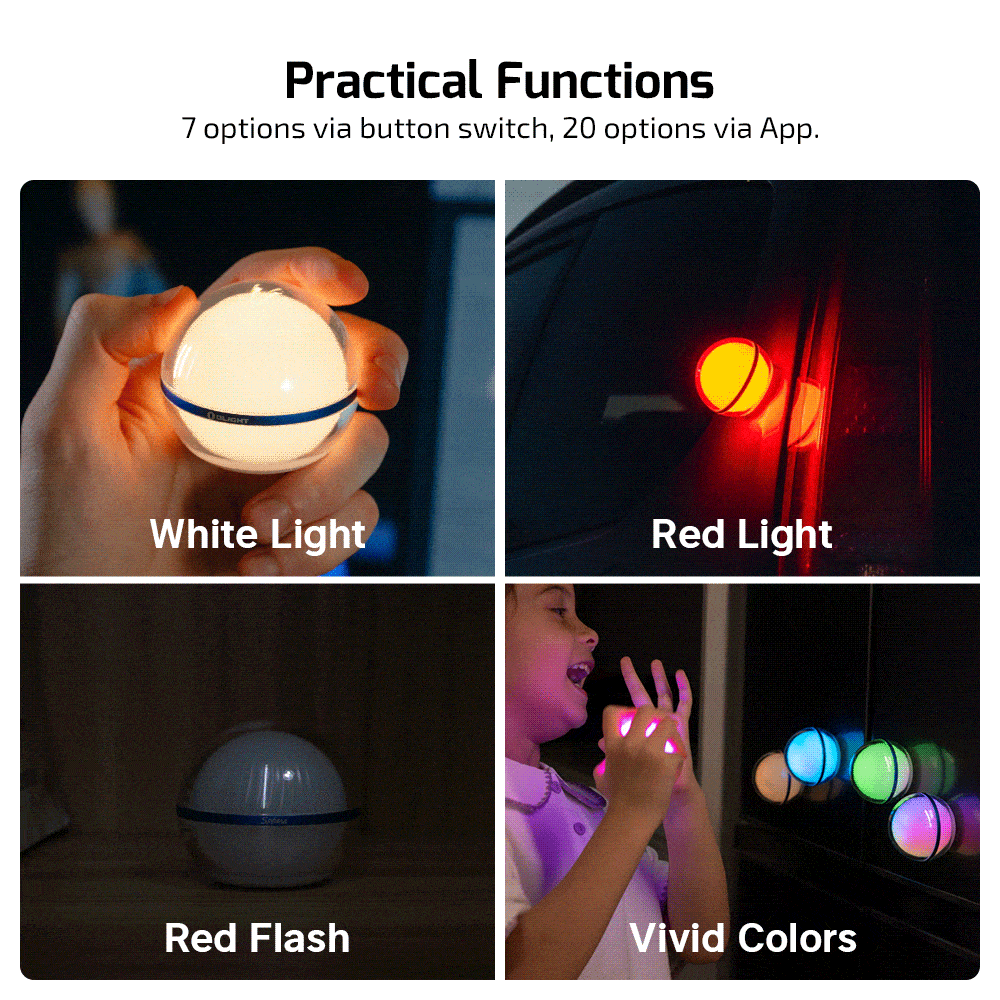 OLIGHT SPHERE Sphere Ambient Light with App Control - Blue VM Hardware