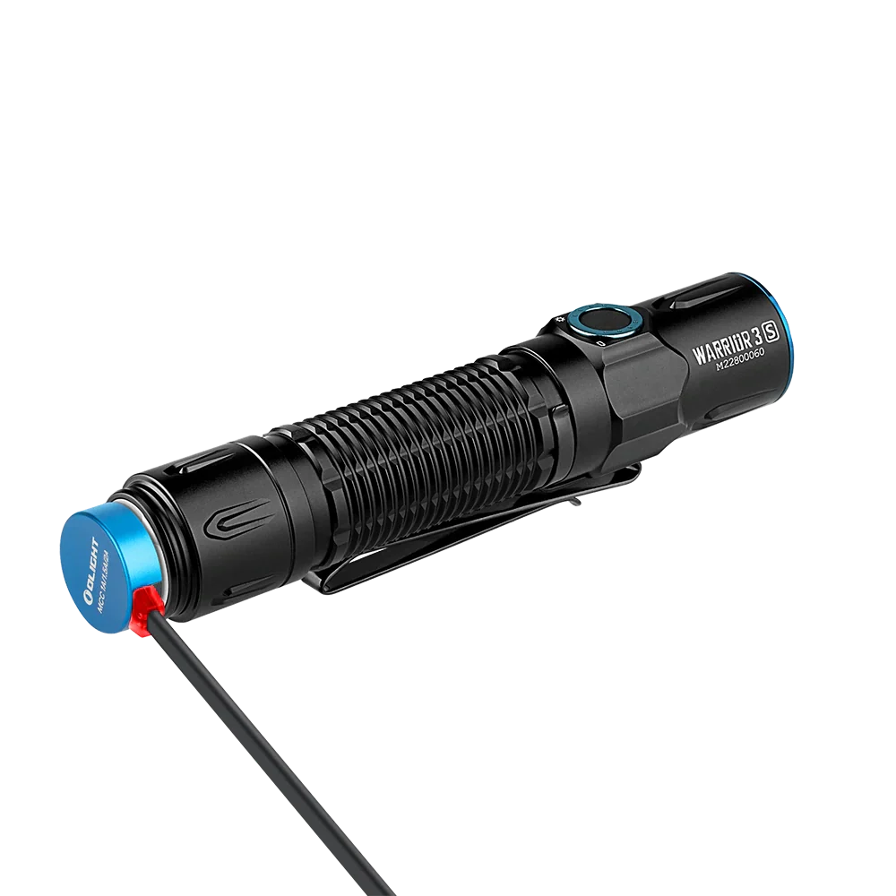 OLIGHT WARRIOR3SBK Warrior 3S High Beam Tactical Flashlight - Black VM Hardware