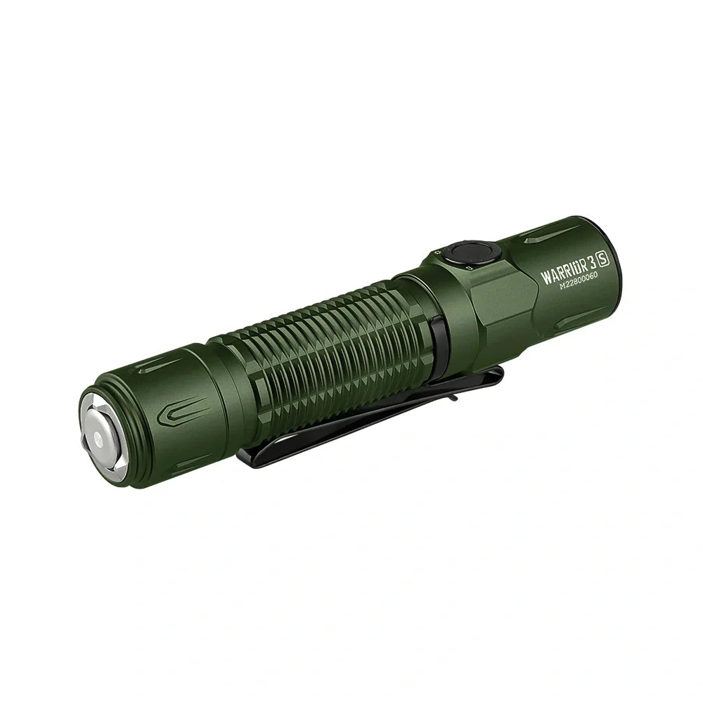 OLIGHT WARRIOR3SODG Warrior 3S High Beam Tactical Flashlight - OD Green VM Hardware