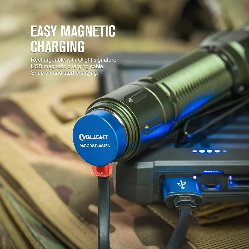 OLIGHT WARRIOR3SODG Warrior 3S High Beam Tactical Flashlight - OD Green VM Hardware