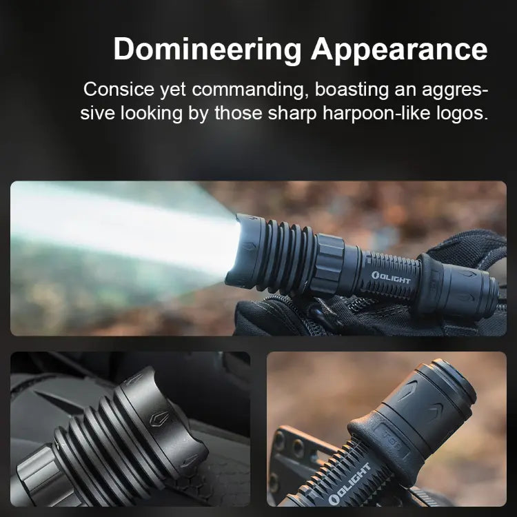 OLIGHT WARRIORX4MTBK Warrior X 4 USB-C and MCC Rechargeable Tactical Flashlight With Holster - Matte Black VM Hardware