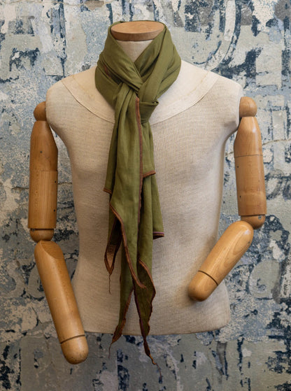 Olivewood Linen Scarf Late Sunday Afternoon