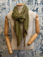 Olivewood Linen Scarf Late Sunday Afternoon
