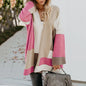 Women's  Geometric Color Block Cardigan