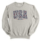 USA Floral Est 1776 (Front) Shield Republic