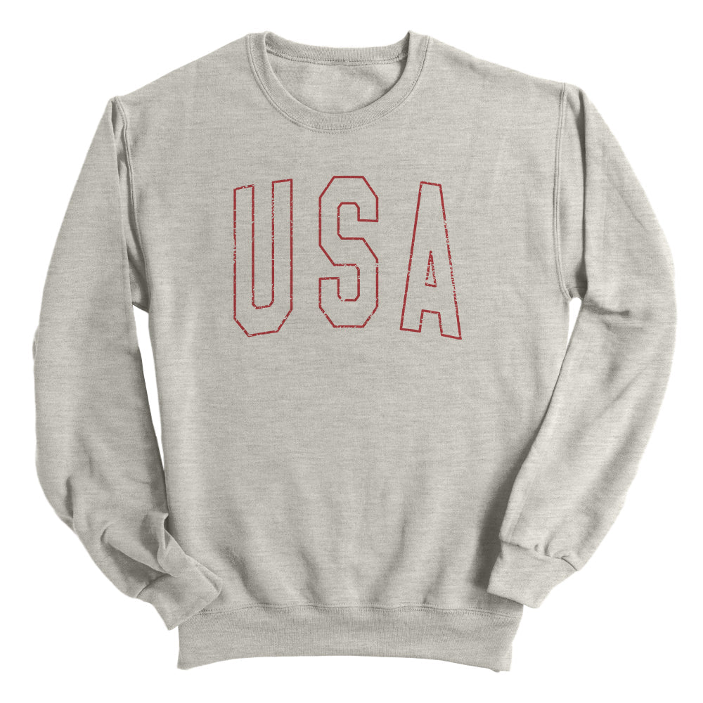 USA Collegiate Solid White (Front) Shield Republic