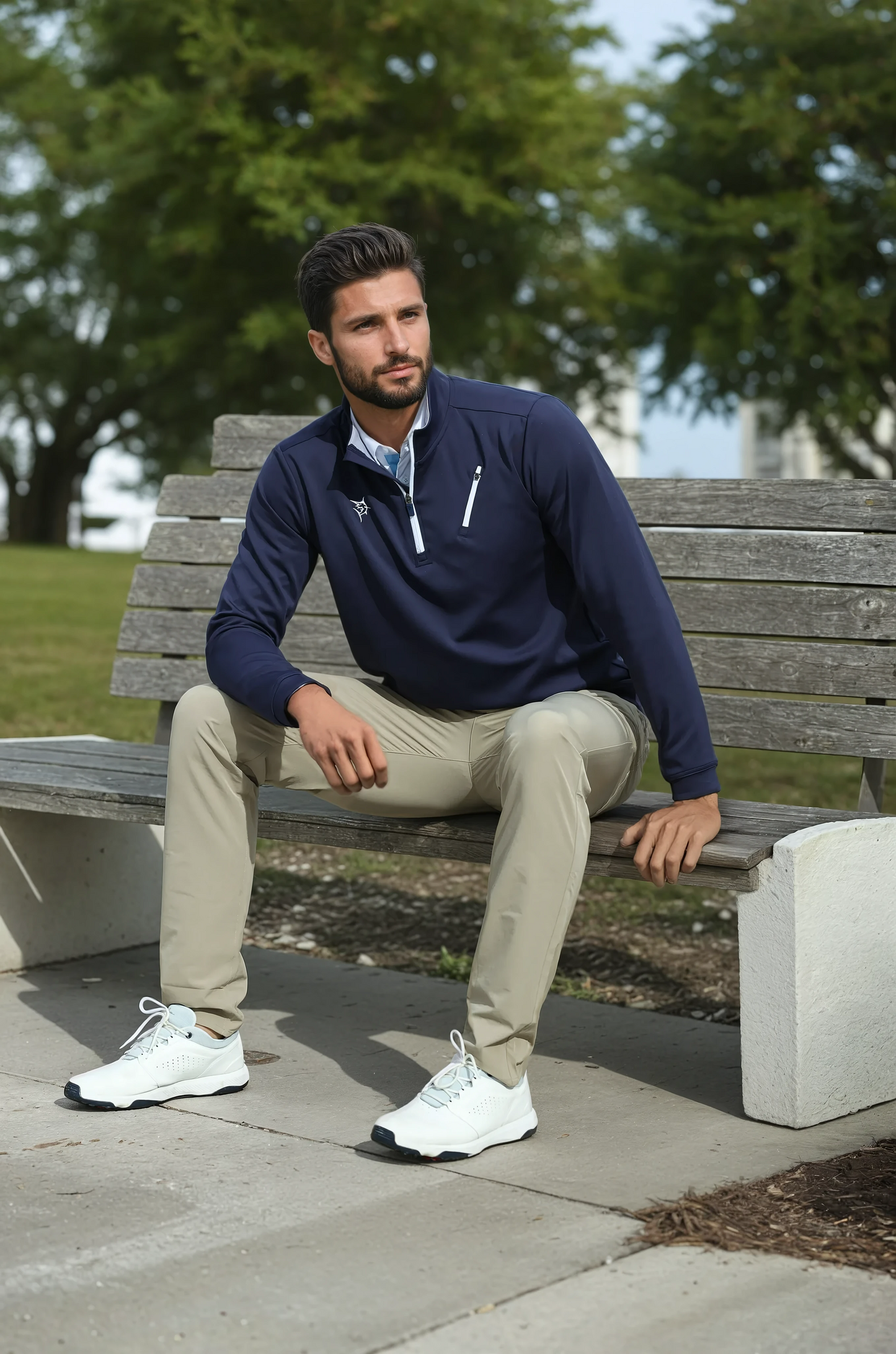 Oceanside Pullover Smooth Stretch White Water Life