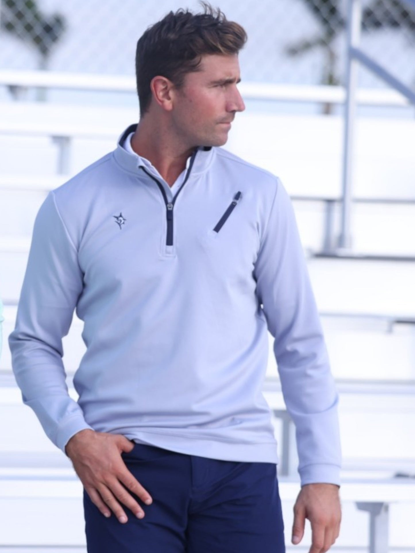 Oceanside Pullover Smooth Stretch White Water Life