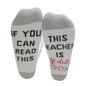 Cotton Socks - If You Can Read, This Nurse Teacher Left