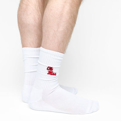 Ole Miss Campus Crew Socks DeadSoxy