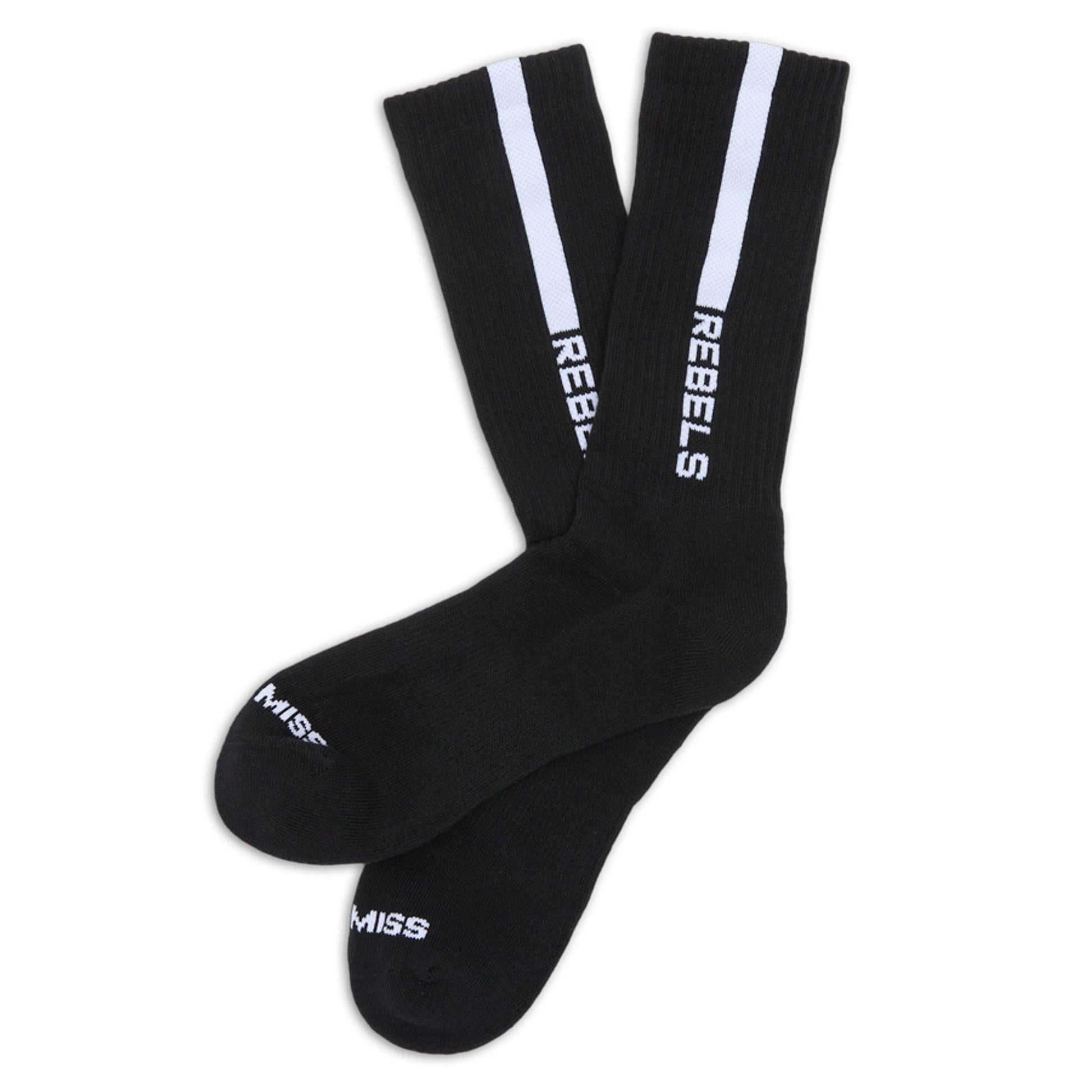 Black Rebels Casual Crew Socks DeadSoxy