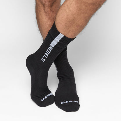 Black Rebels Casual Crew Socks DeadSoxy
