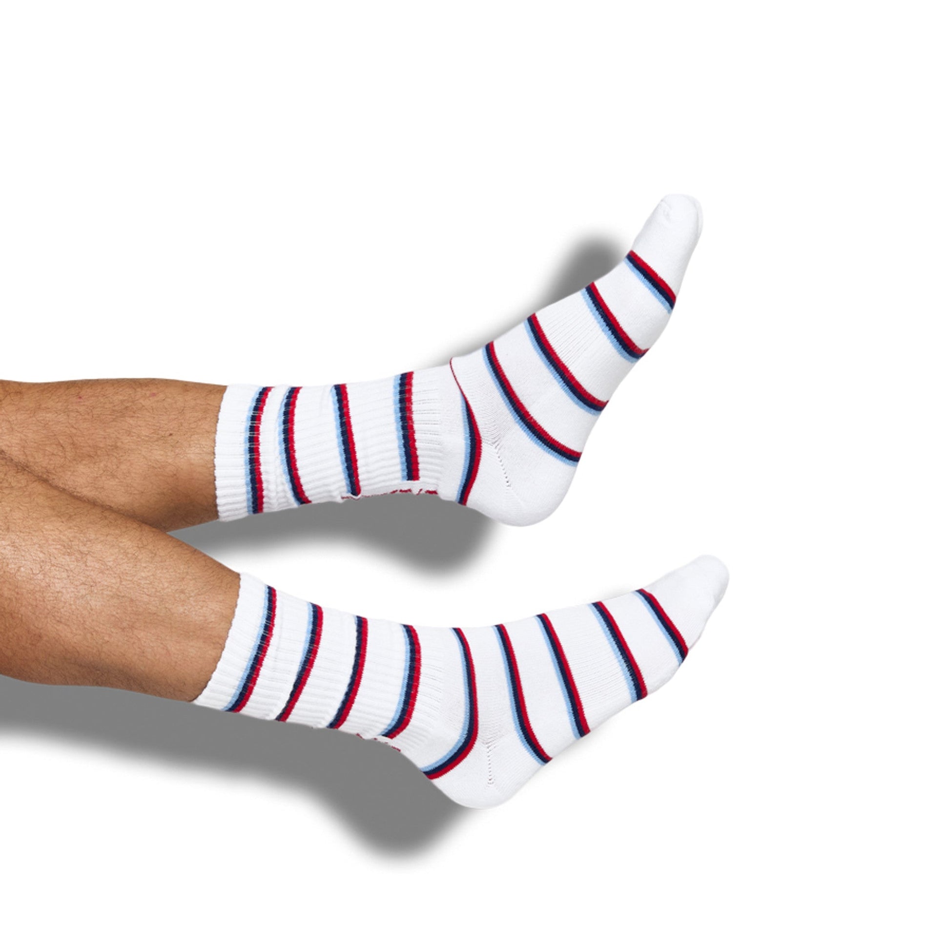 White Stripe Ole Miss Casual Crew DeadSoxy