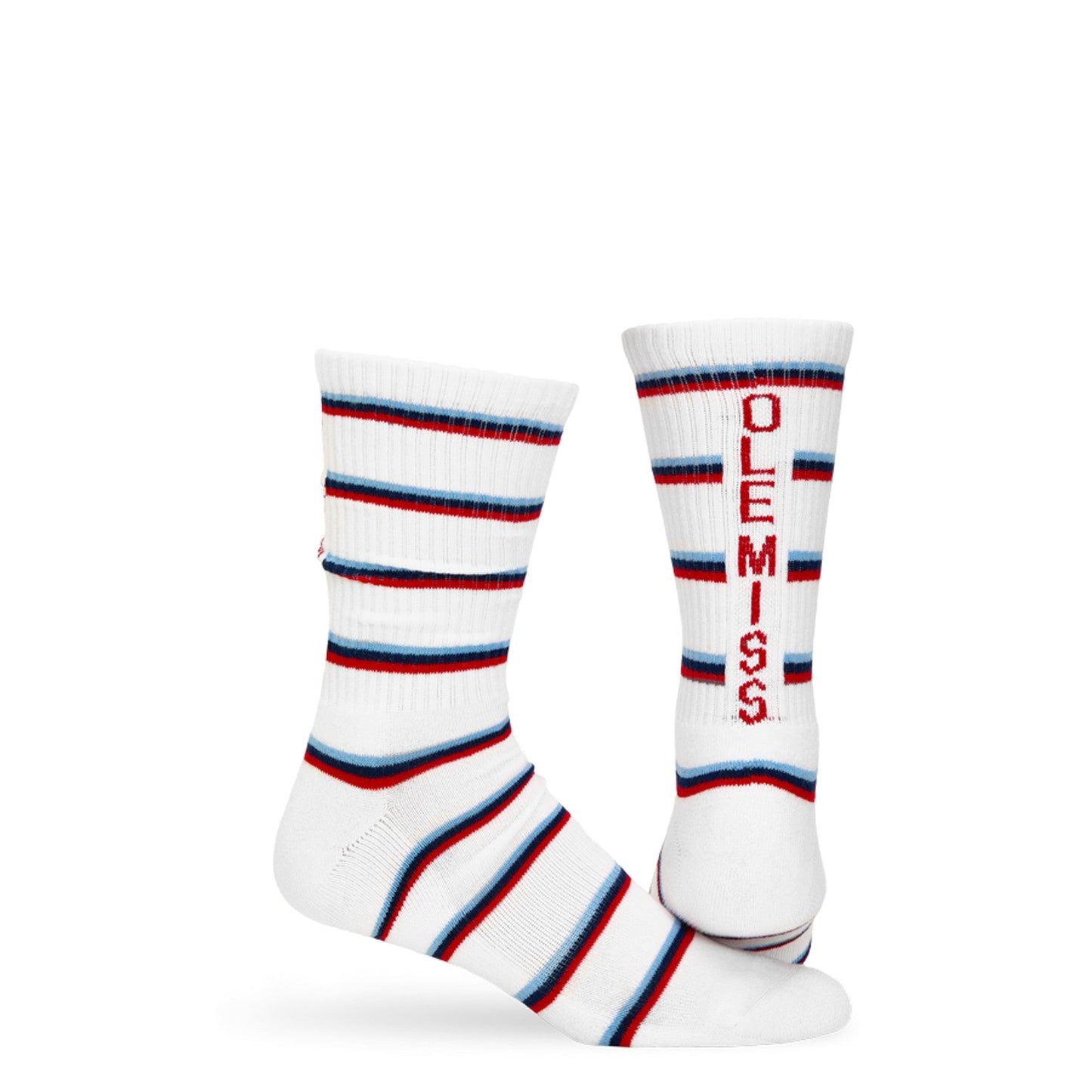 White Stripe Ole Miss Casual Crew DeadSoxy