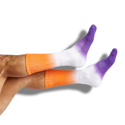 Purple / Orange Mixed Socks 8 Pack DeadSoxy