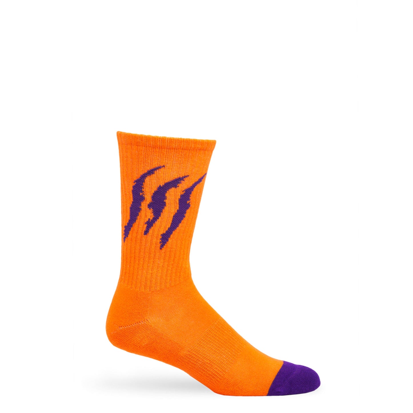 Orange / Purple Scratch Casual Socks DeadSoxy