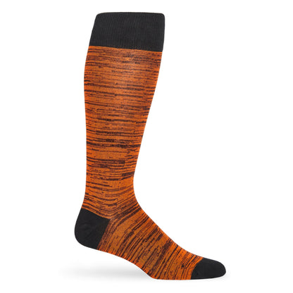 Orange and Black Marl Dress Socks DeadSoxy