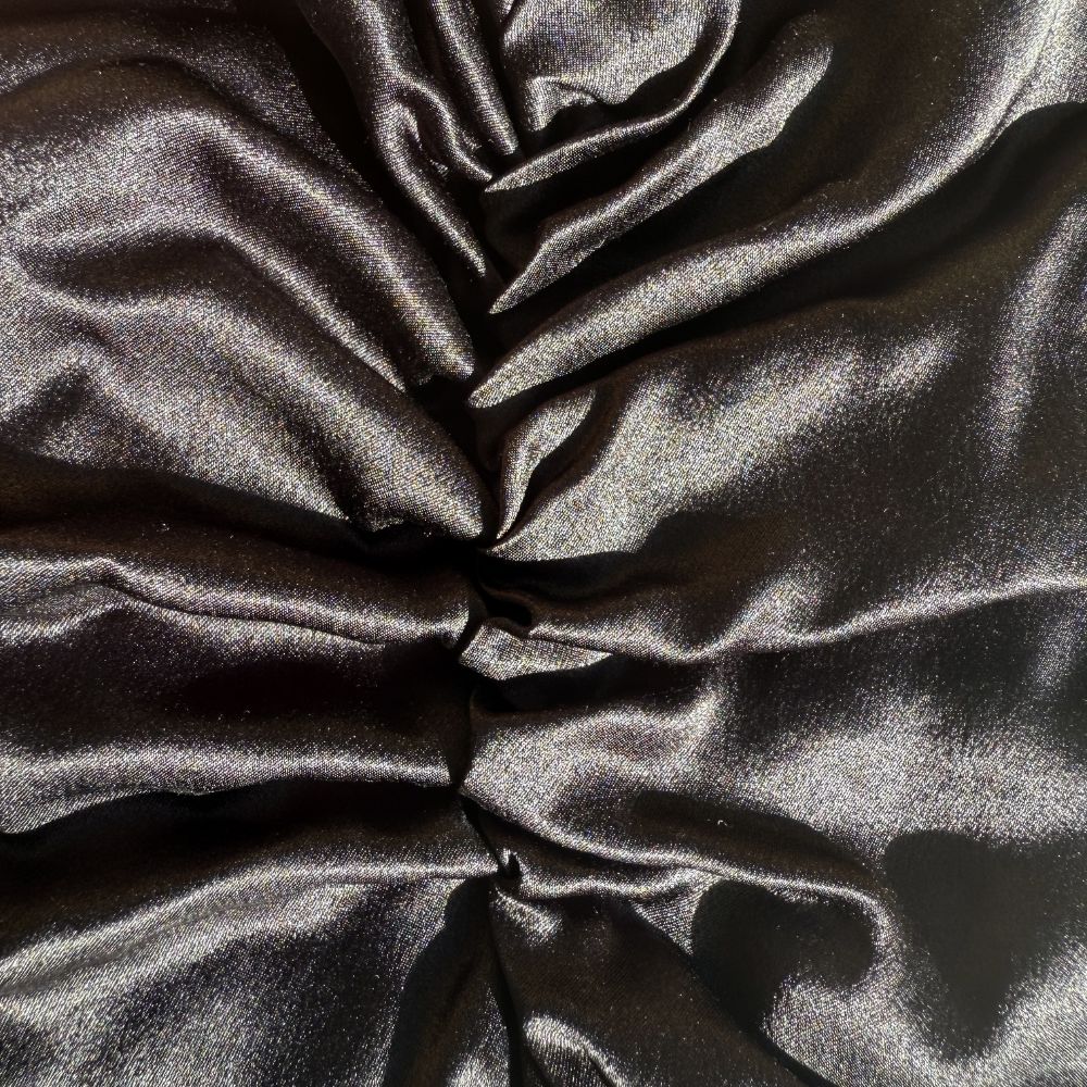 Organic Silk Hair Bonnet Onyx Black LINA LENNOX