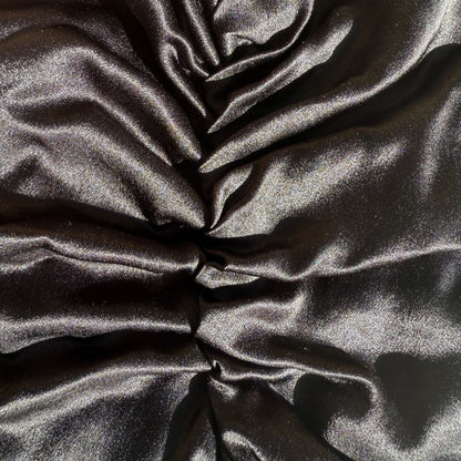 Organic Silk Hair Bonnet Onyx Black LINA LENNOX