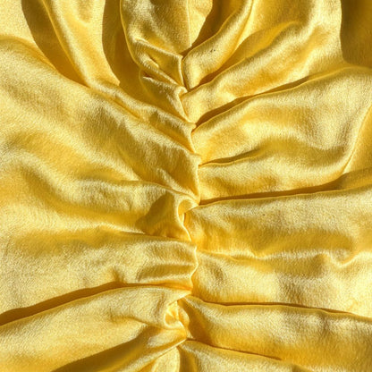 Organic Silk Hair Bonnet Sunshine Yellow LINA LENNOX