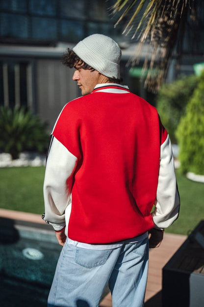 Arsenal Oversized 3-Thread Fleece-Lined Sweatshirt - Cozy and Durable Design Withinblack