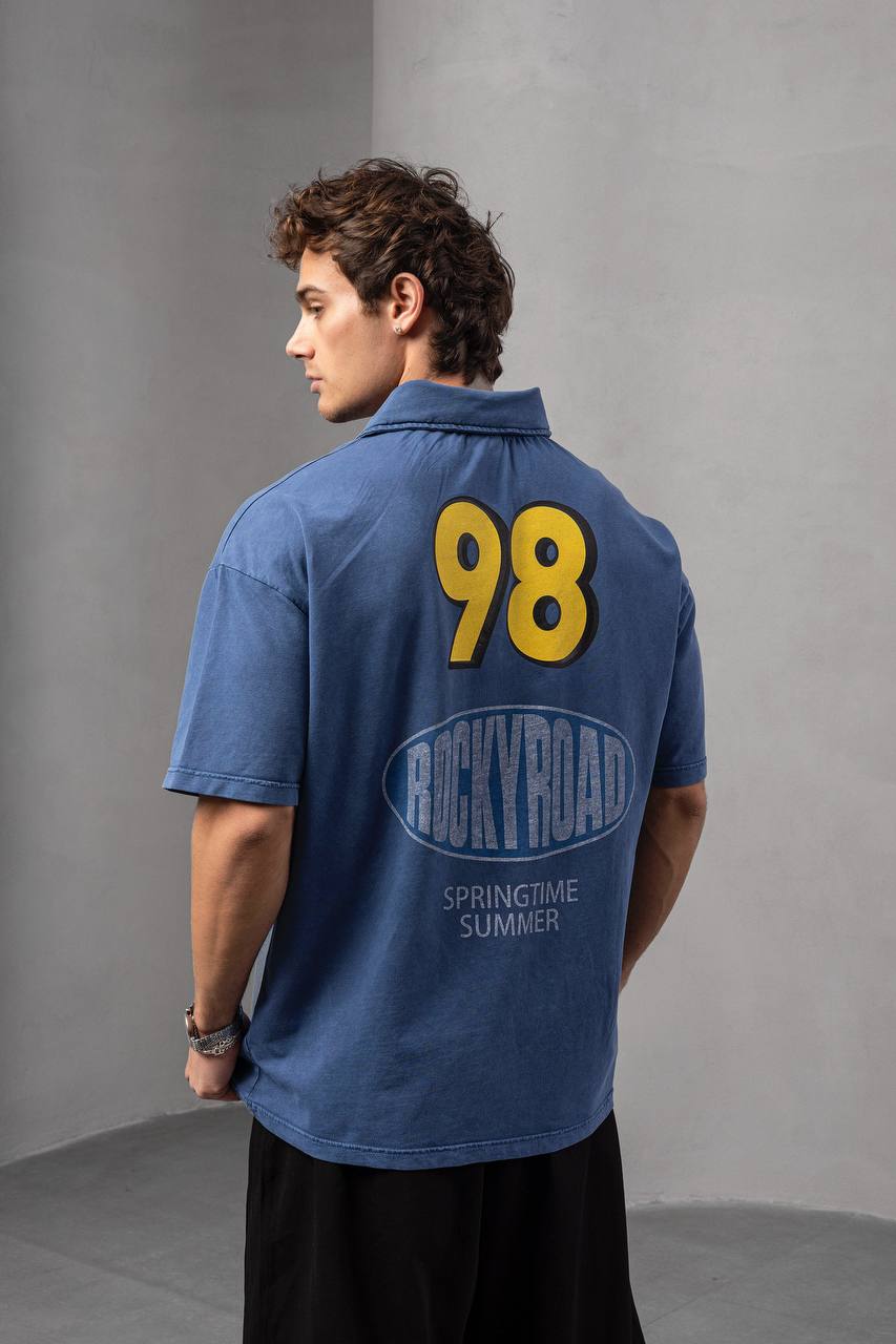 Oversize 98 Polo T-Shirt Withinblack