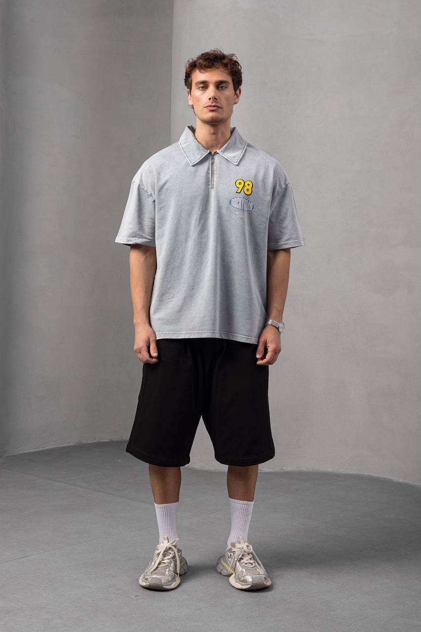 Oversize 98 Polo T-Shirt Withinblack