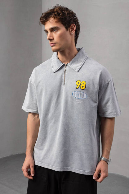 Oversize 98 Polo T-Shirt Withinblack